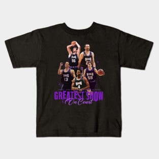 Sacramento Kings Greatest Show On Court Kids T-Shirt